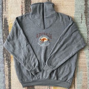 Australian 1/4 Zip Crewneck